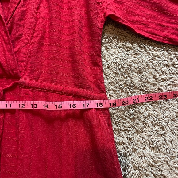 Mara Hoffman Swim, Red, Cotton, Maxi-Dress - Picture 10 of 12